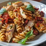 Salade de Pâtes au Pesto Rosso avec Poulet Grillé