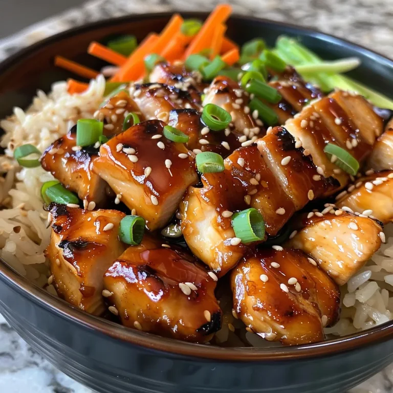 Tazón de Arroz con Pollo Teriyaki