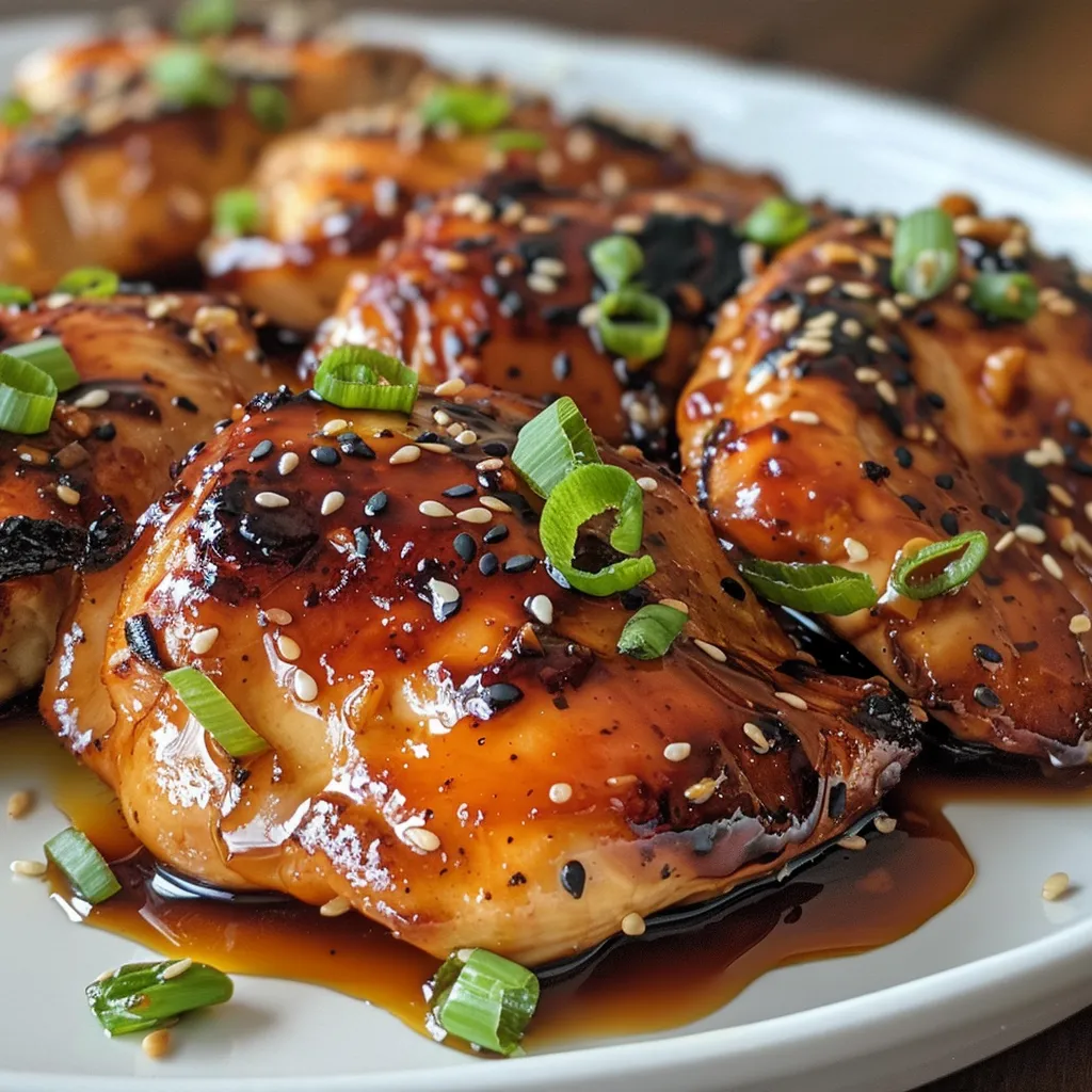 Pollo jugoso con miel y ajo fácil