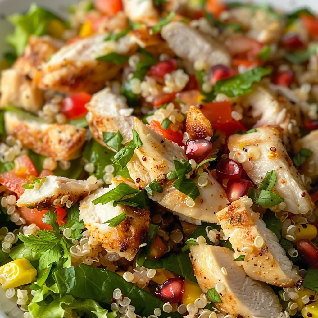 Ensalada de Quinoa con Pollo