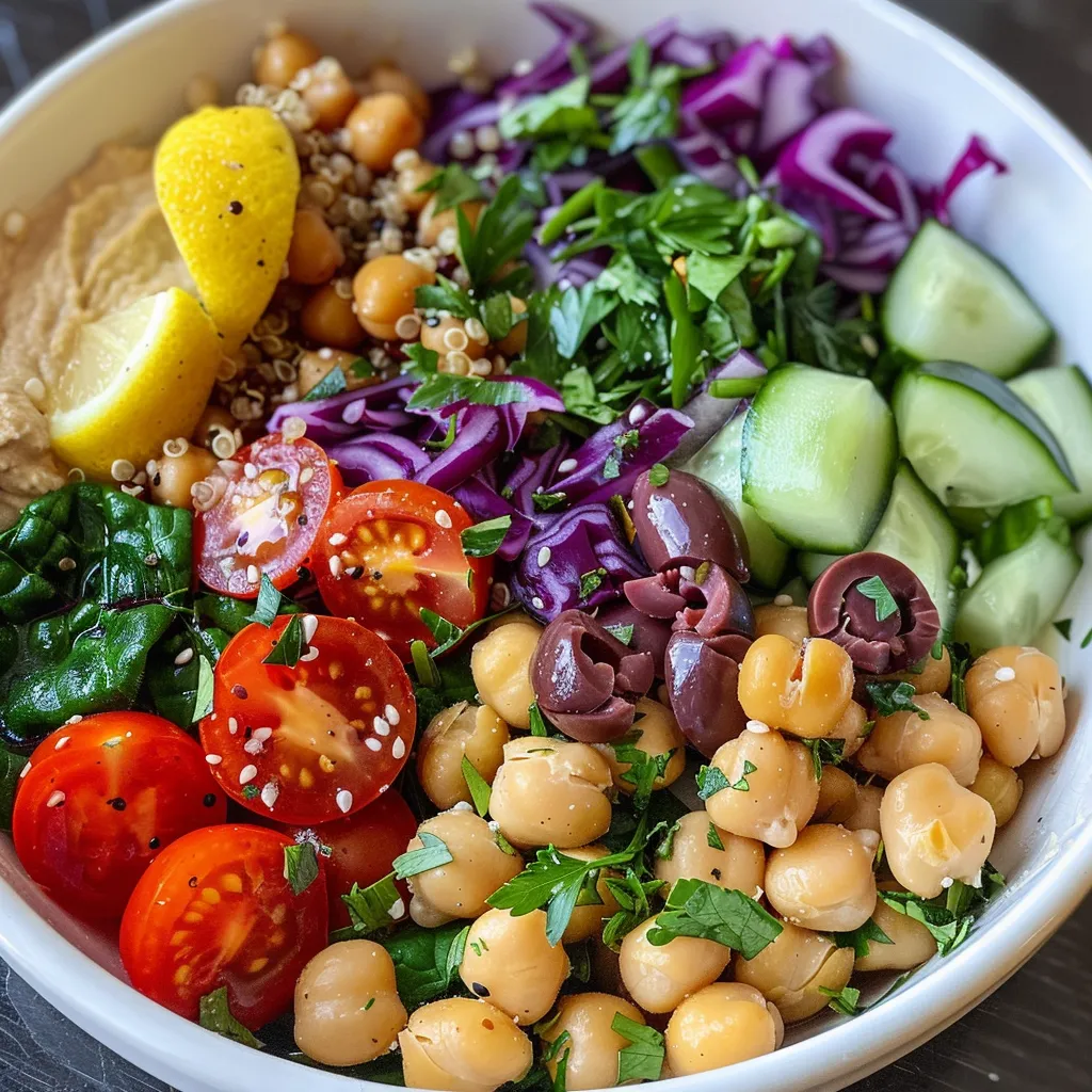 Mediterranean Hummus Bowl